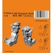 F-4B/C Phantom Seat (2 pcs), 1/72 - CMK 129-P72040