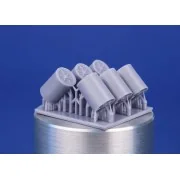 German DM II Depth Charges (6 pcs.) for KFK and other ships for Spe...