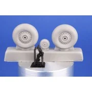 Vickers Wellington Mainwheels and Tailwheel w/Leg for Special Hobby...