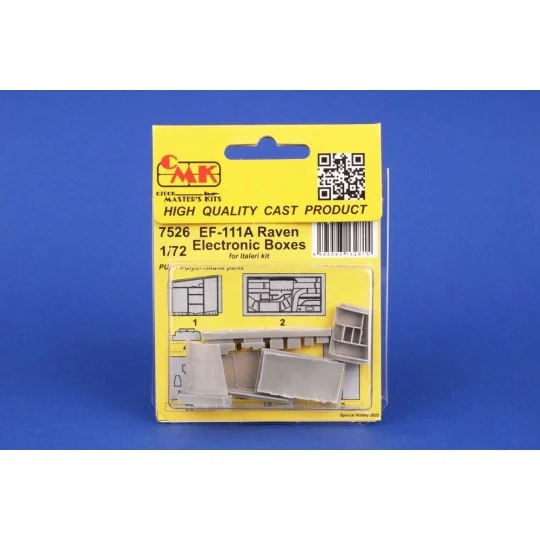 F-111A Open Electronics Boxes for Italeri, 1/72 - CMK 129-7526 F-111A Open Electronics Boxes for Italeri, 1/72 - CMK 129-7526