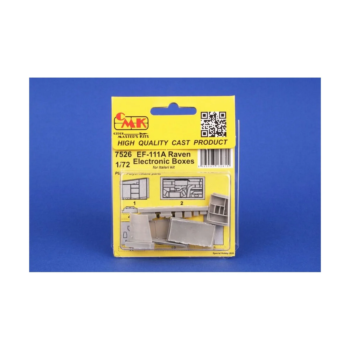 F-111A Open Electronics Boxes for Italeri, 1/72 - CMK 129-7526 F-111A Open Electronics Boxes for Italeri, 1/72 - CMK 129-7526