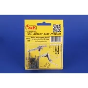 M60D with Sagami Mount (2 pcs.) for UH-1B Huey for Trumpeter, 1/35 ...