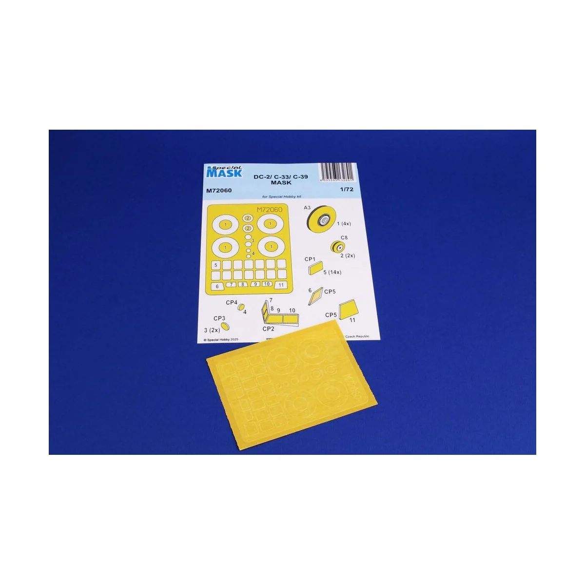 Dc-2/C-33/C-39 MASK - Special Hobby 100-M72060