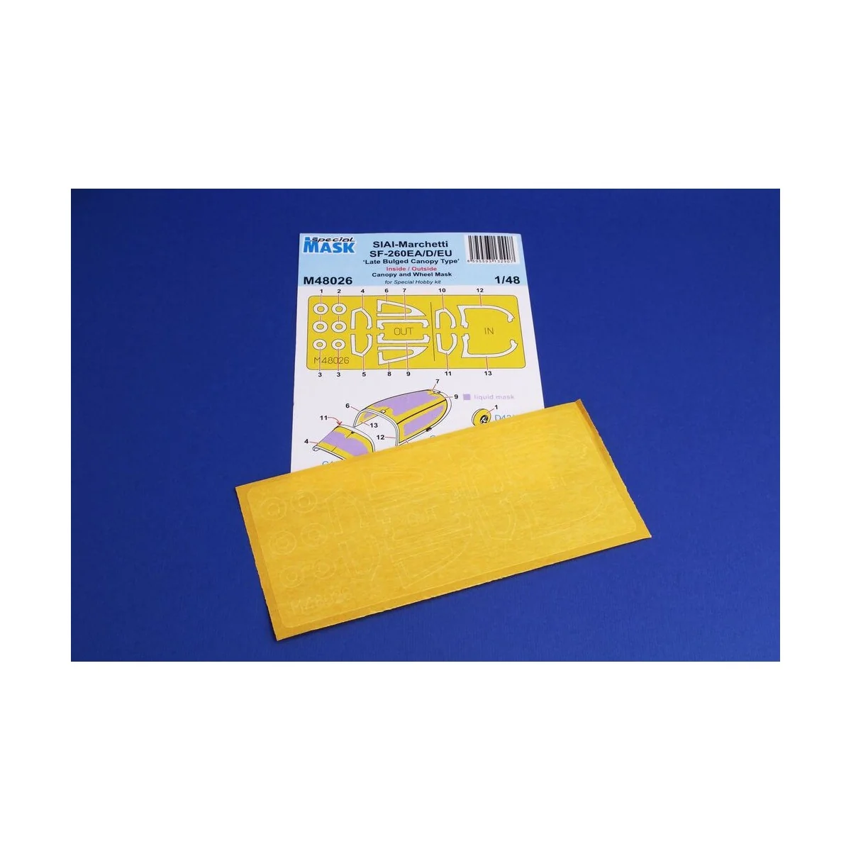 SF-260EA/D/EU ‘ Late Bulged Canopy Type’ MASK - Special Hobby 100-M...
