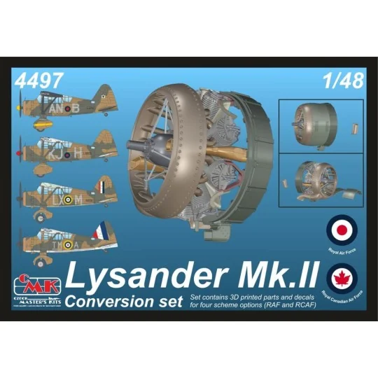 Lysander Mk.II (Perseus Engine) Conversion Set for Airfix, 1/48 - C...
