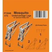 Mosquito Undercarriage Legs for Special Hobby - CMK 129-P72046