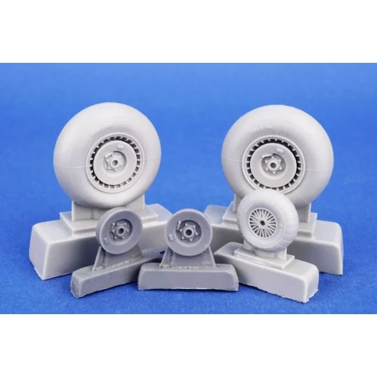 Dornier Do 217 Wheels Correction Set for ICM, 1/48 - CMK 129-4499 Dornier Do 217 Wheels Correction Set for ICM, 1/48 - CMK 129-4499