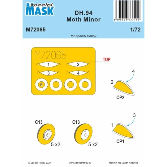 DH.94 Moth Minor MASK - Special Hobby 100-M72065