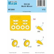 DH.94 Moth Minor MASK, 1/72 - Special Hobby 100-M72065 DH.94 Moth Minor MASK, 1/72 - Special Hobby 100-M72065