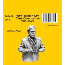 WWII British CW Tank Commander / Half Figure, 1/48 - CMK 129-F48408