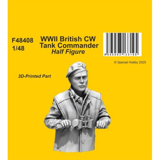WWII British CW Tank Commander / Half Figure - CMK 129-F48408