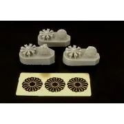 engine BMW 132 (3 pcs), 1/144 - Brengun BRL144039