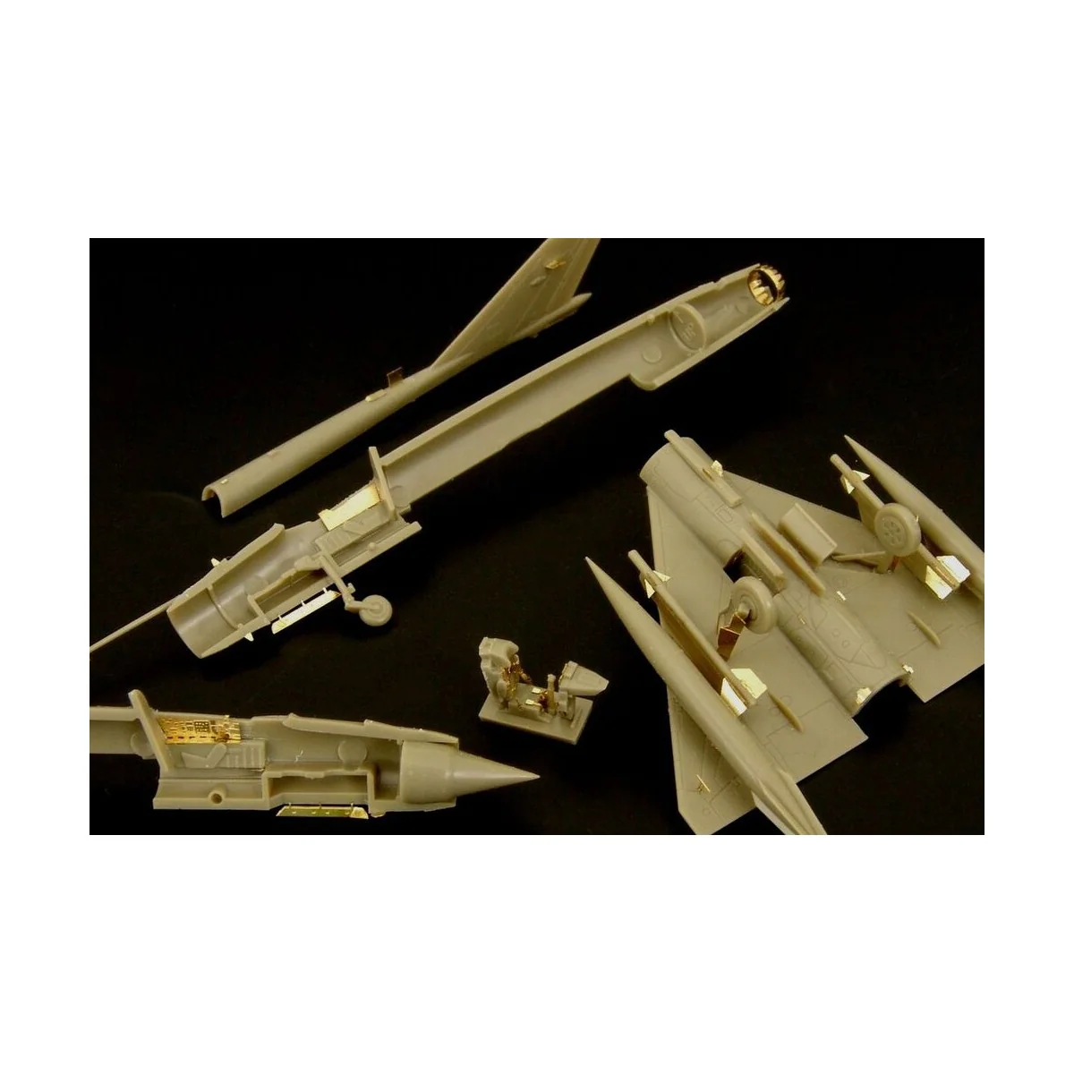 Mig-21 MF-MFN (Eduard 4425-7106), 1/144 - Brengun BRL144040