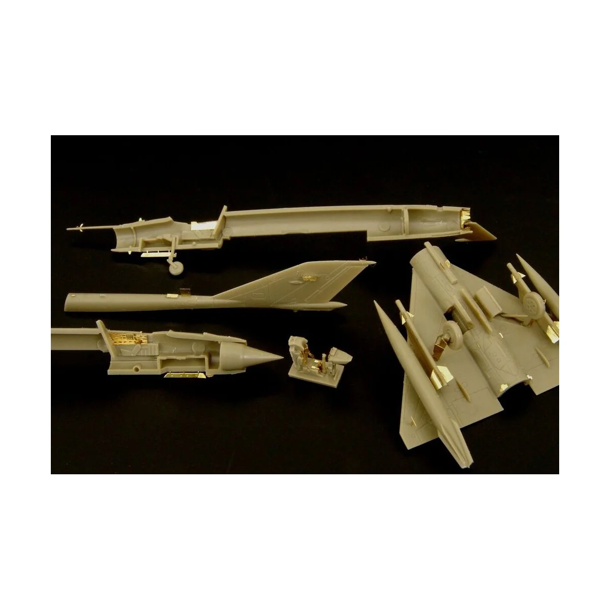 Mig-21 MF-MFN (Eduard 4425-7106), 1/144 - Brengun BRL144040