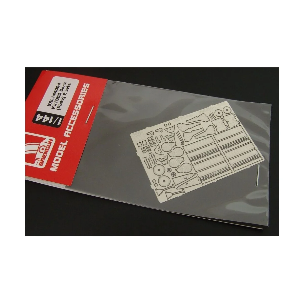 Fw190D Dora detail set TWO IN PACK (Platz), 1/144 - Brengun BRL144054