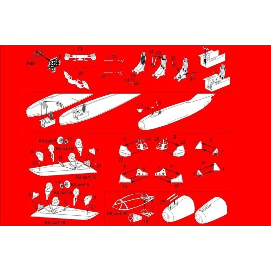 Mig-15 (Attack), 1/144 - Brengun BRL144083