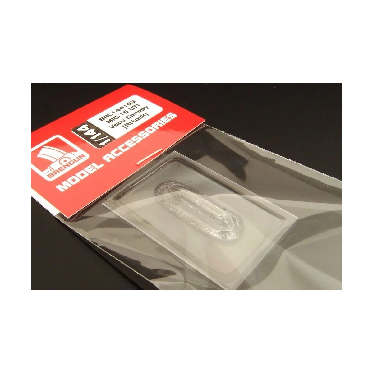 MIG-15 UTI Vacu Canopy (Attack), 1/144 - Brengun BRL144103