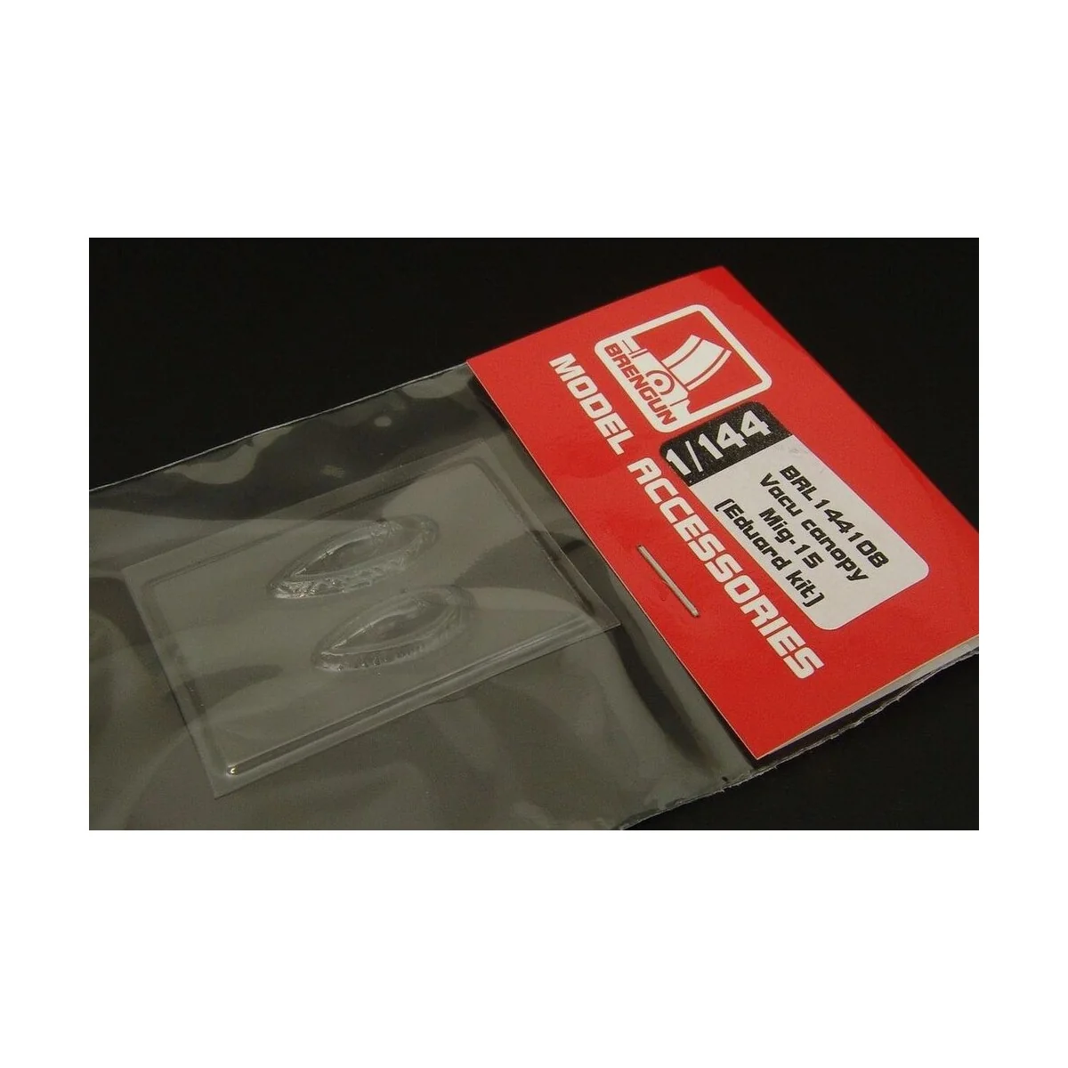 Vacu canopy Mig-15 (Eduard kit), 1/144 - Brengun BRL144108