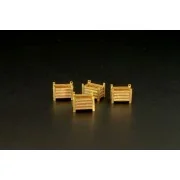 steel containers (4 pieces), 1/144 - Brengun BRL144111