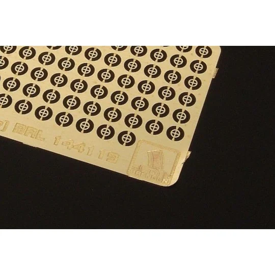 Tie down points (star type) US aircraft carrier, 1/144 - Brengun BR...