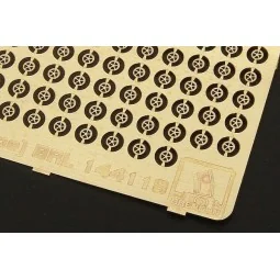 Tie down points (cross type) US aircraft carrier, 1/144 - Brengun B...