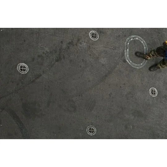 Tie down points (cross type) US aircraft carrier - Brengun BRL144119