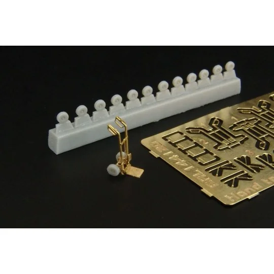 Hand truck (4pcs), 1/144 - Brengun BRL144120