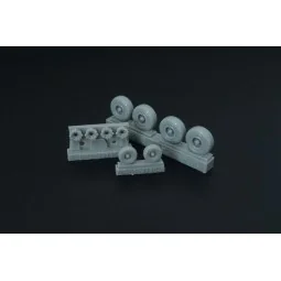 C-130 Hercules wheels, 1/144 - Brengun BRL144140