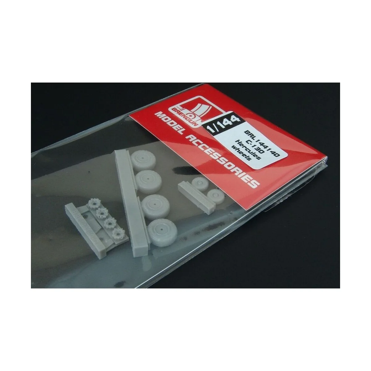C-130 Hercules wheels, 1/144 - Brengun BRL144140