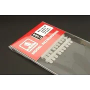 Spitfire wheels set (3 types of tires and spokes) - Brengun BRL144142