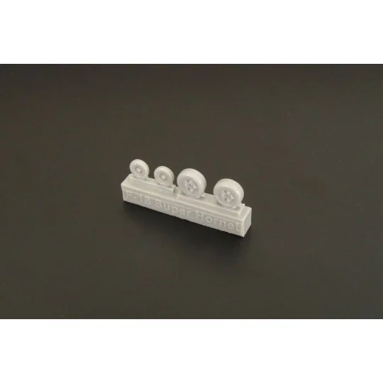 F-18 Super Hornet wheels set, 1/144 - Brengun BRL144144
