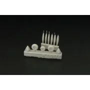 P-38 Wheels -proppelers (Fujimi kit) - Brengun BRL144146