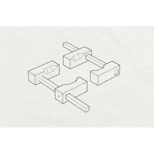 WWII USN Wheel chocks, 1/144 - Brengun BRL144147 WWII USN Wheel chocks, 1/144 - Brengun BRL144147