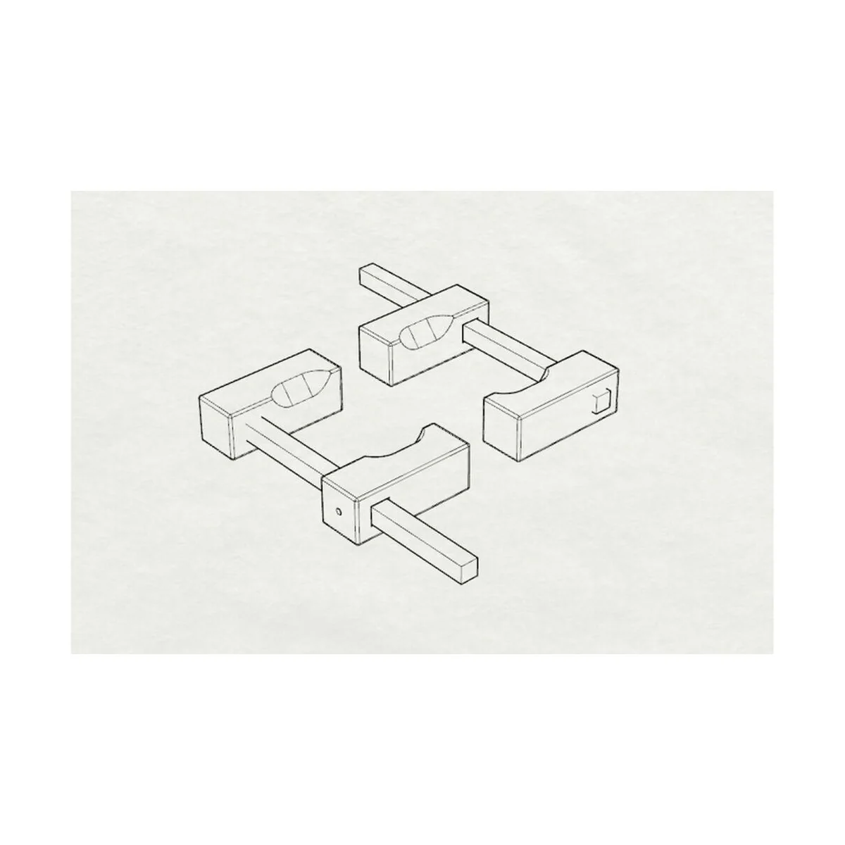 WWII USN Wheel chocks, 1/144 - Brengun BRL144147 WWII USN Wheel chocks, 1/144 - Brengun BRL144147