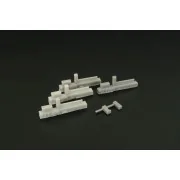 WWII USN Wheel chocks, 1/144 - Brengun BRL144147 WWII USN Wheel chocks, 1/144 - Brengun BRL144147