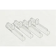 WWII USN Wheel chocks, 1/144 - Brengun BRL144147 WWII USN Wheel chocks, 1/144 - Brengun BRL144147