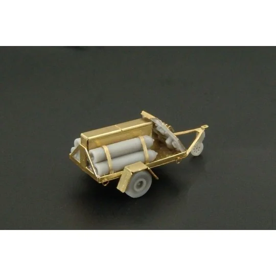 U S NAVY Oxygen cart (2pcs), 1/144 - Brengun BRS144008 U S NAVY Oxygen cart (2pcs), 1/144 - Brengun BRS144008