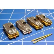 MD-3 USN Tow tractor, 1/144 - Brengun BRS144025