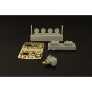 RAF WWII start cart 2x, 1/144 - Brengun BRS144026