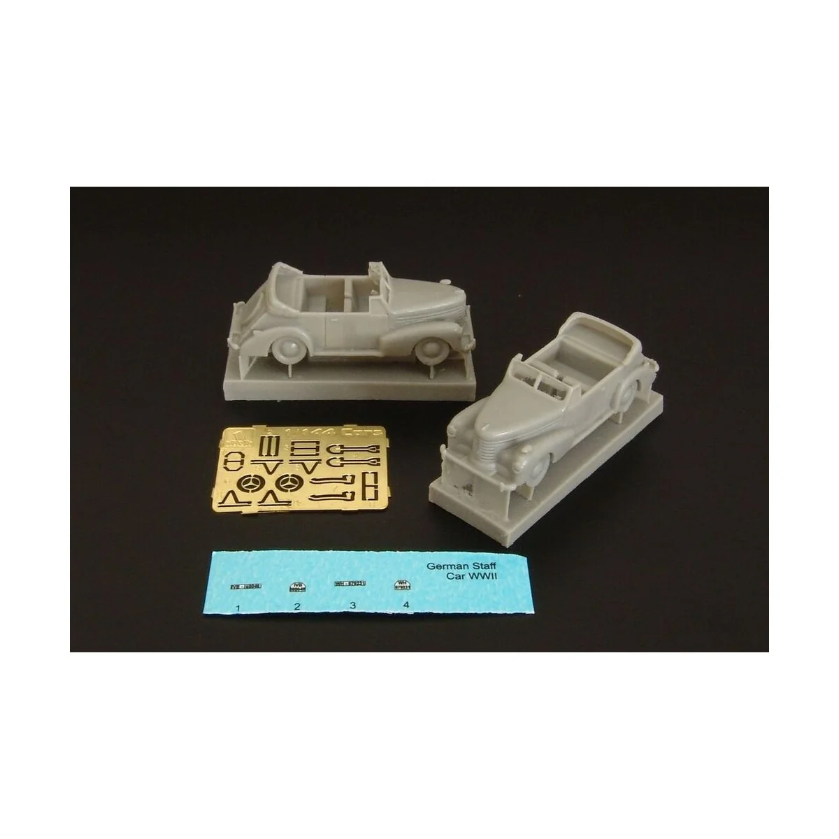 German Staff Car Cabrio, 1/144 - Brengun BRS144039