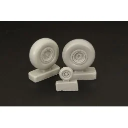 B17G wheel set, 1/72 - Brengun BRL72021