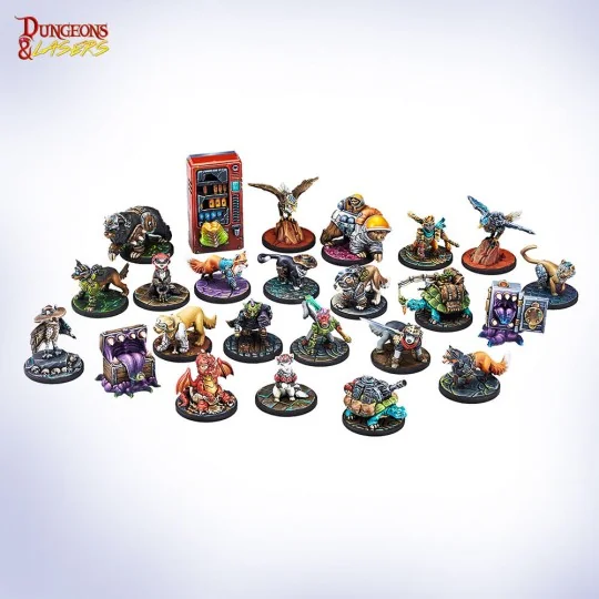 Dungeons & Lasers Miniatures: ANIMAL COMPANIONS - Archon Studio DNL...