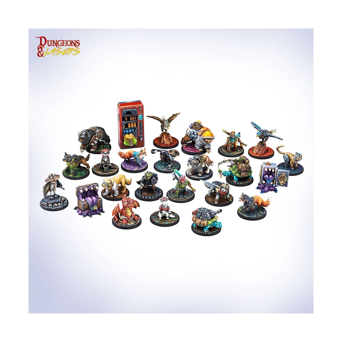 Dungeons & Lasers Miniatures: ANIMAL COMPANIONS - Archon Studio DNL...