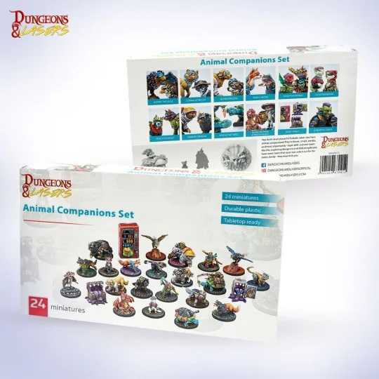 Dungeons & Lasers Miniatures: ANIMAL COMPANIONS - Archon Studio DNL...
