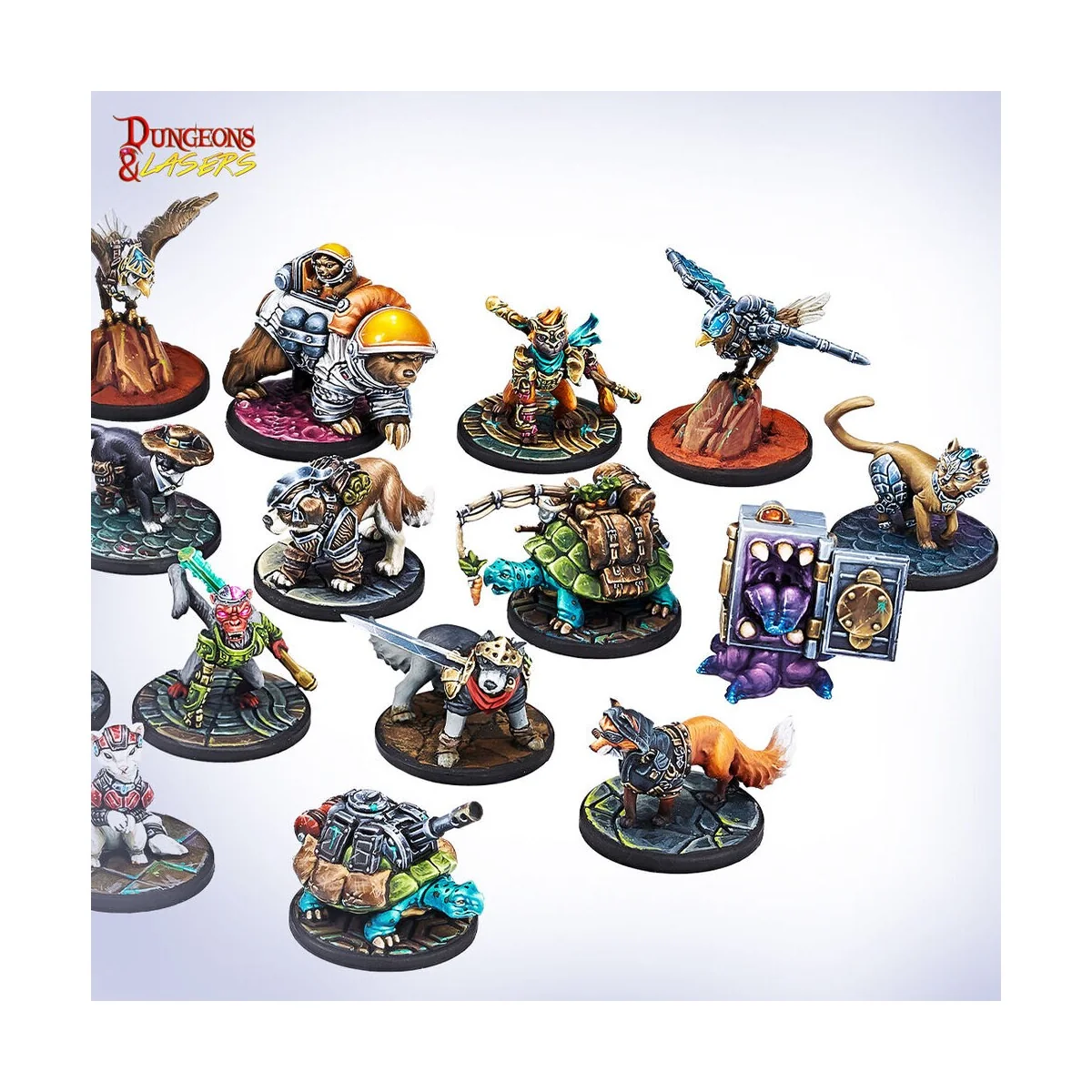 Dungeons & Lasers Miniatures: ANIMAL COMPANIONS - Archon Studio DNL...