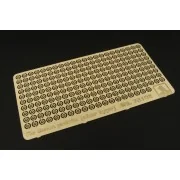 Tie down points (star type) US aircraft carrier - Brengun BRL72102