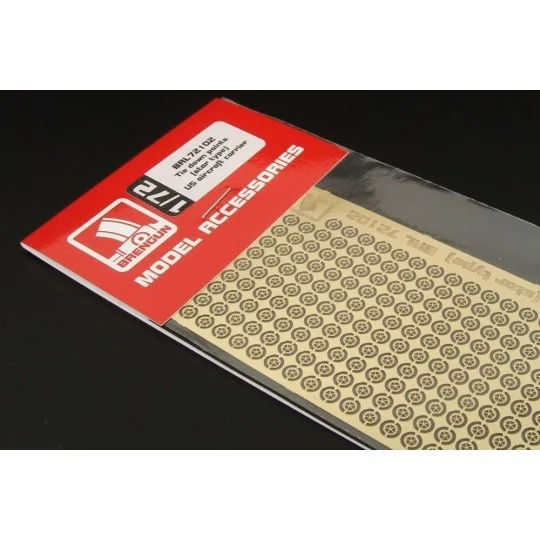 Tie down points (star type) US aircraft carrier, 1/72 - Brengun BRL...
