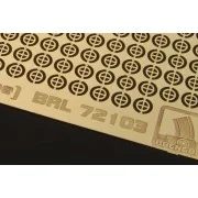 Tie down points (cross type) US aircraft carrier, 1/72 - Brengun BR... Tie down points (cross type) US aircraft carrier, 1/72 - Brengun BR...