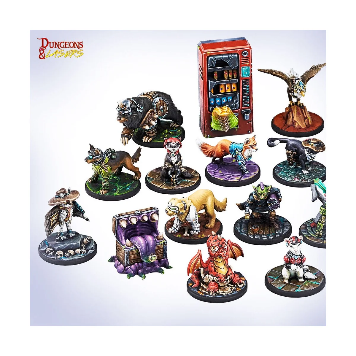 Dungeons & Lasers Miniatures: ANIMAL COMPANIONS - Archon Studio DNL...