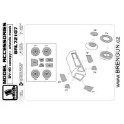 Blom Voss BV-40 CANOPY MASKS, 1/72 - Brengun BRL72107